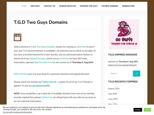 T.G.D Two Guys Domains